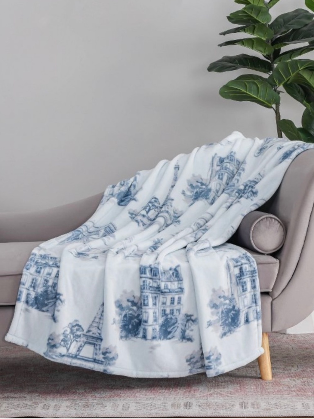 Paris Plush Throw Blanket 50"x60" - Target